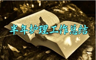 半年护理工作总结 半年护理工作总结2025（17篇）
