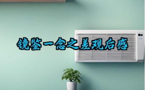 镜鉴一念之差观后感300字 镜鉴一念之差的心得体会（10篇）