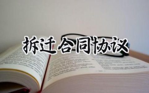 拆迁合同协议范文怎么写 (14篇）