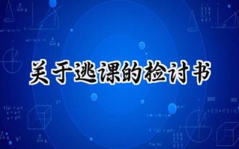 关于逃课的检讨书800字范文 (11篇）