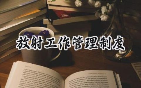 放射工作管理制度与操作规程范文 (16篇）