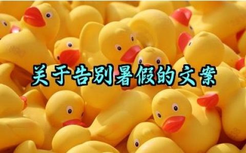 关于告别暑假的文案怎么写范句