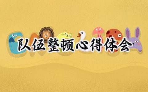 队伍整顿心得体会怎么写范文 (6篇）