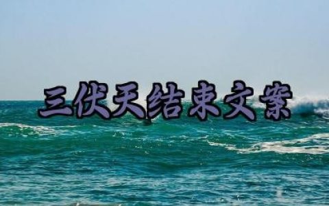三伏天结束文案怎么写范例大全