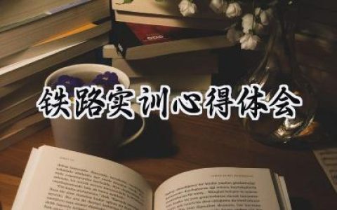 铁路实训心得体会400字范文 (13篇）