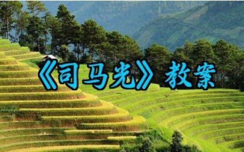 《司马光》教案怎么写范文（10篇）