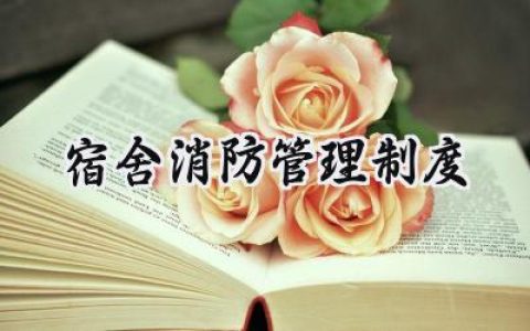 2025精选宿舍消防管理制度优秀范文 (11篇）
