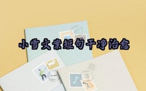 小雪文案短句干净治愈怎么写