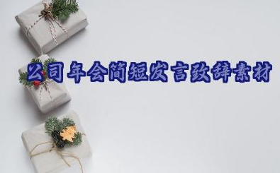 2025年公司年会简短发言致辞素材范文21篇