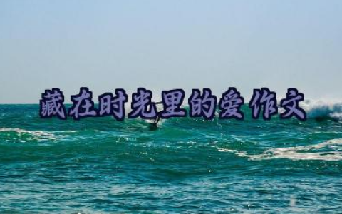 藏在时光里的爱精选作文16篇