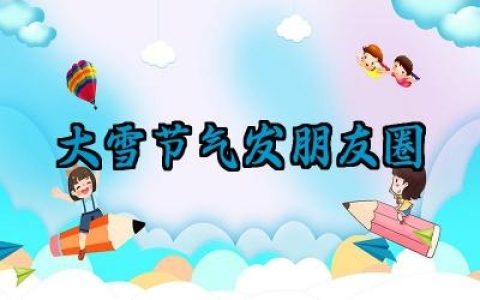 大雪节气发朋友圈文案唯美短句