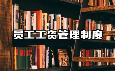 员工工资管理制度模板 员工薪酬管理制度模板