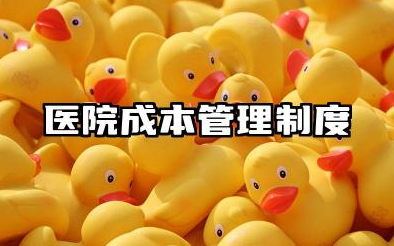 医院成本管理制度范文 医院成本核算管理制度范文