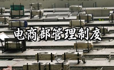 电商部管理制度范文 电商部门规章制度