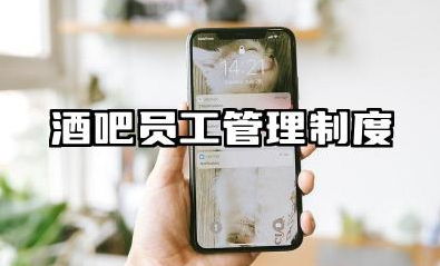 酒吧员工管理制度规章制度 酒吧吧台管理制度精编