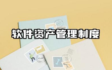 软件资产管理制度内容 软件资产管理的规章制度