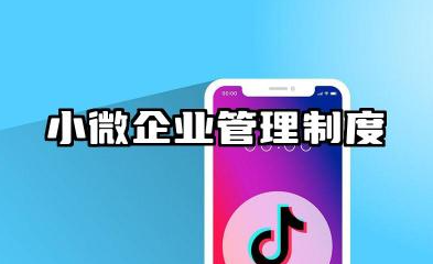 小微企业管理制度范本 小微企业的管理制度经营管理