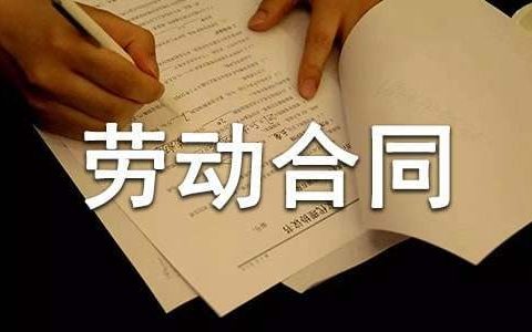 标准劳动合同书电子版 标准劳动合同书打印样本