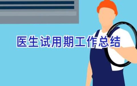 医生试用期工作总结