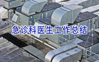 急诊科医生工作总结