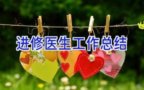 进修医生工作总结