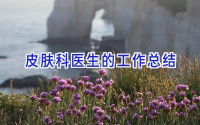 皮肤科医生的工作总结