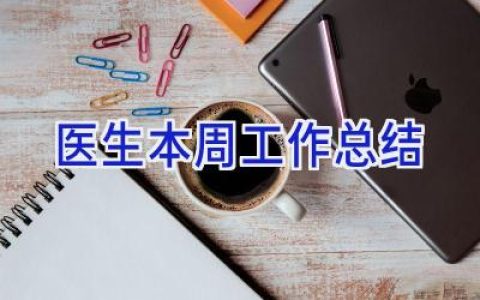 医生本周工作总结