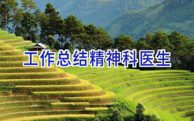 工作总结精神科医生