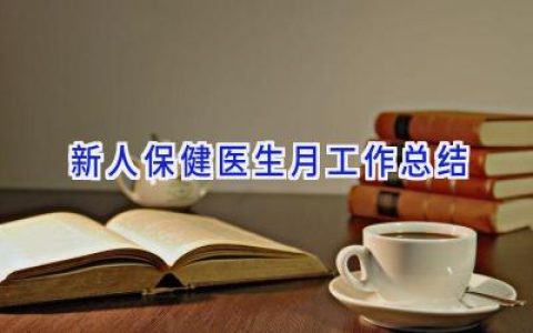新人保健医生月工作总结