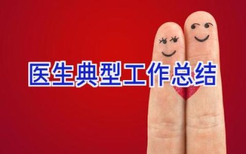 医生典型工作总结