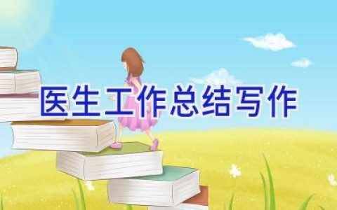 医生工作总结写作
