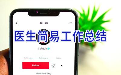医生简易工作总结