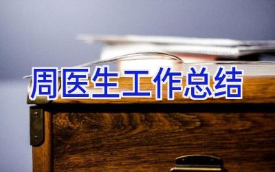 周医生工作总结